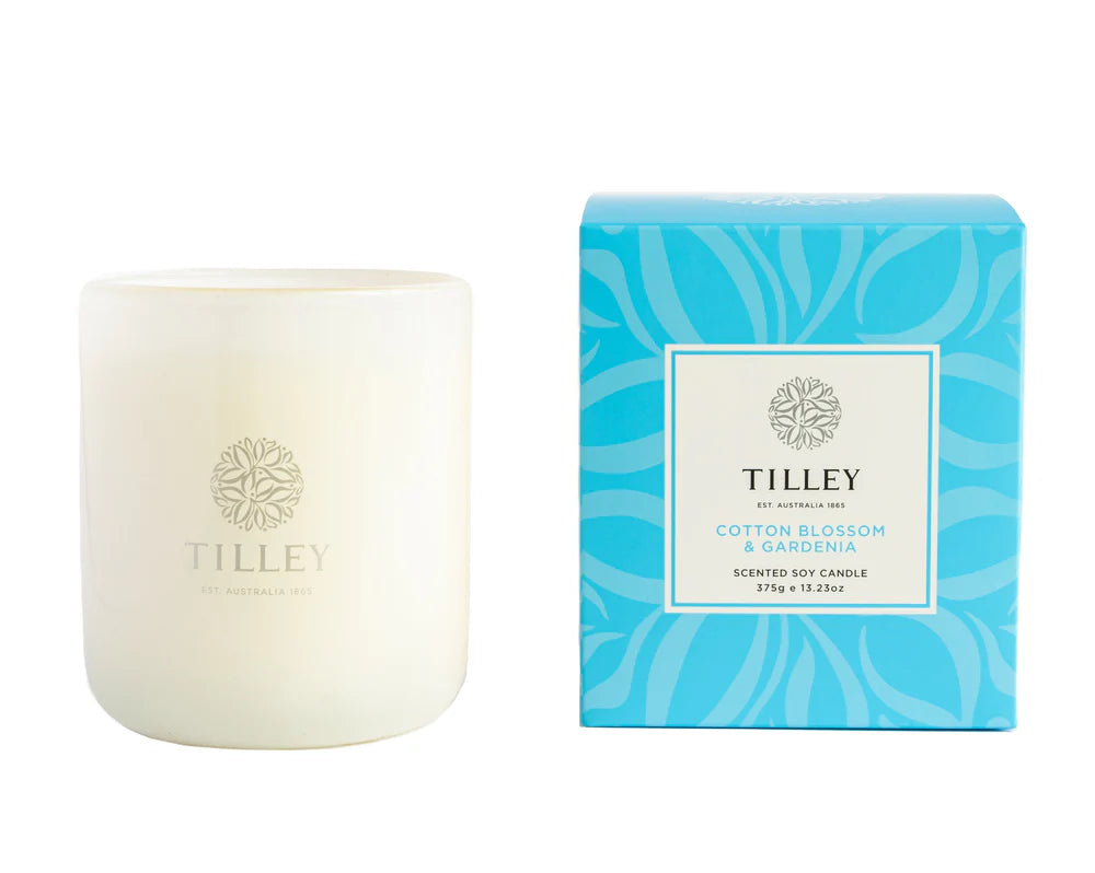 Classic Cotton Blossom & Gardenia 375g Soy Candle
