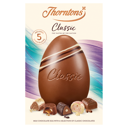 Thorntons Classic Milk Chocolate Egg 150G