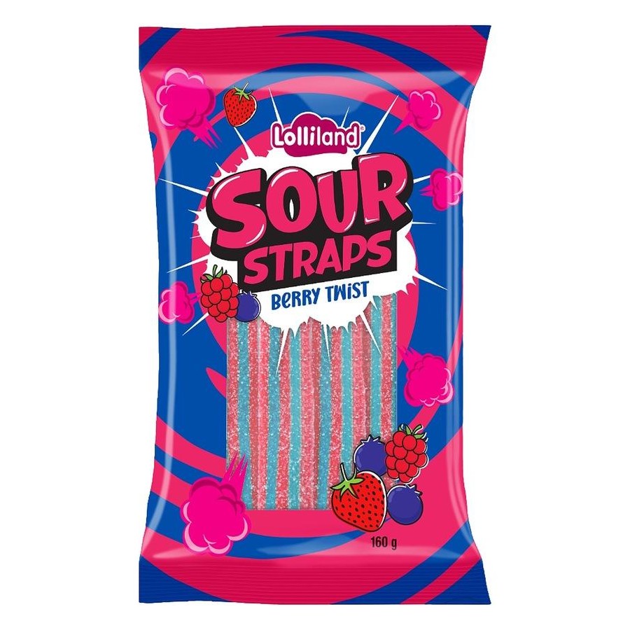 Sour Straps Berry Twist 160g