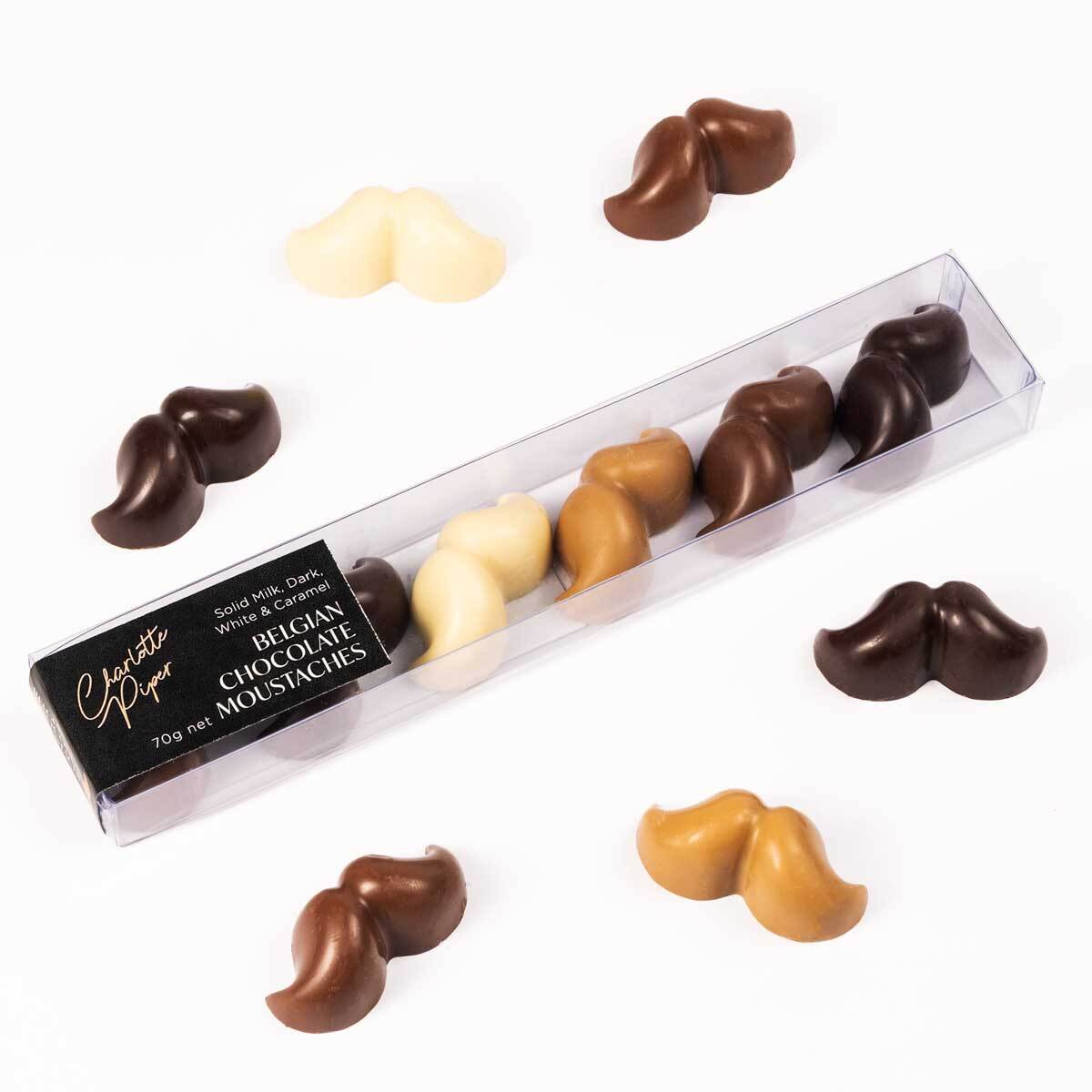 70g Chocolate Moustaches