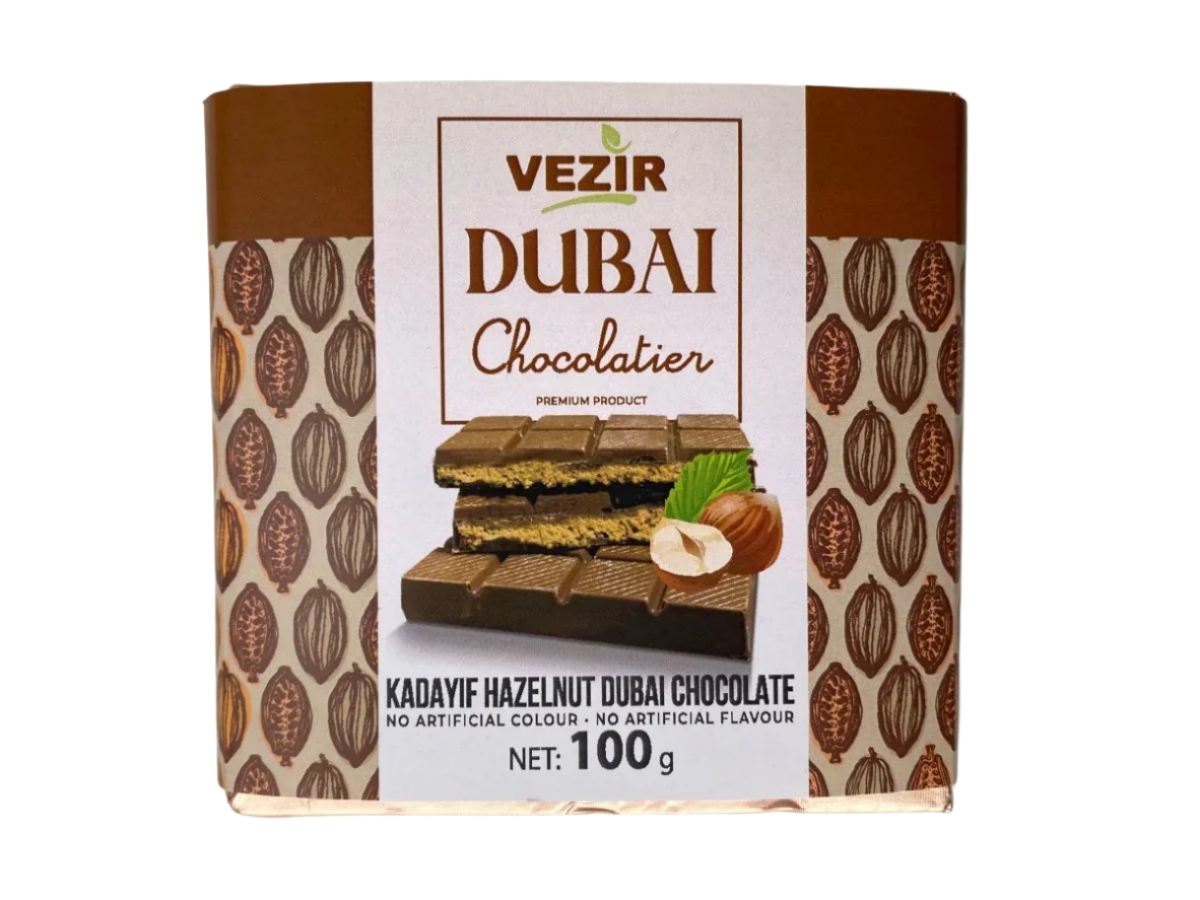 Hazelnut Praline Dubai Chocolate Bar