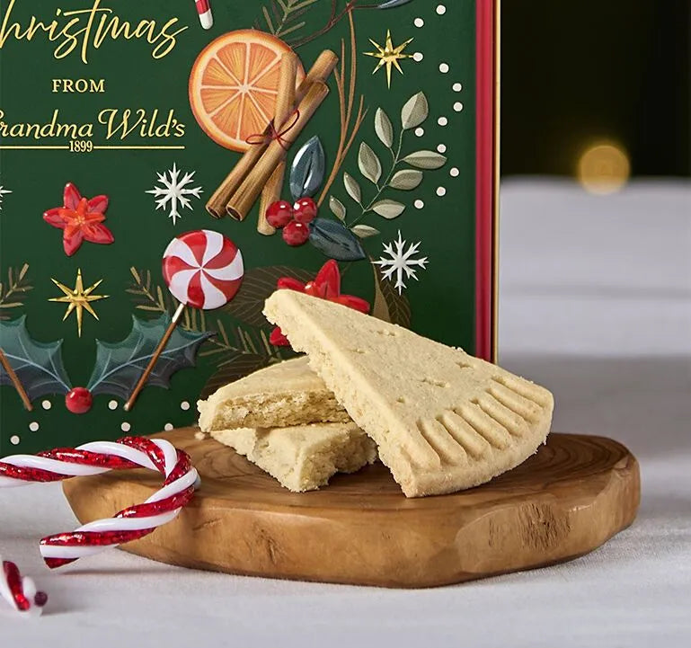 Embossed Christmas Candy Cane Tin