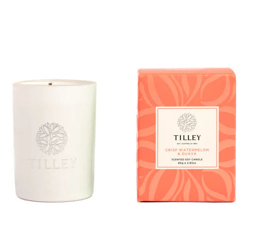 Classic White Crisp Watermelon & Guava 80g Petite Soy Candle