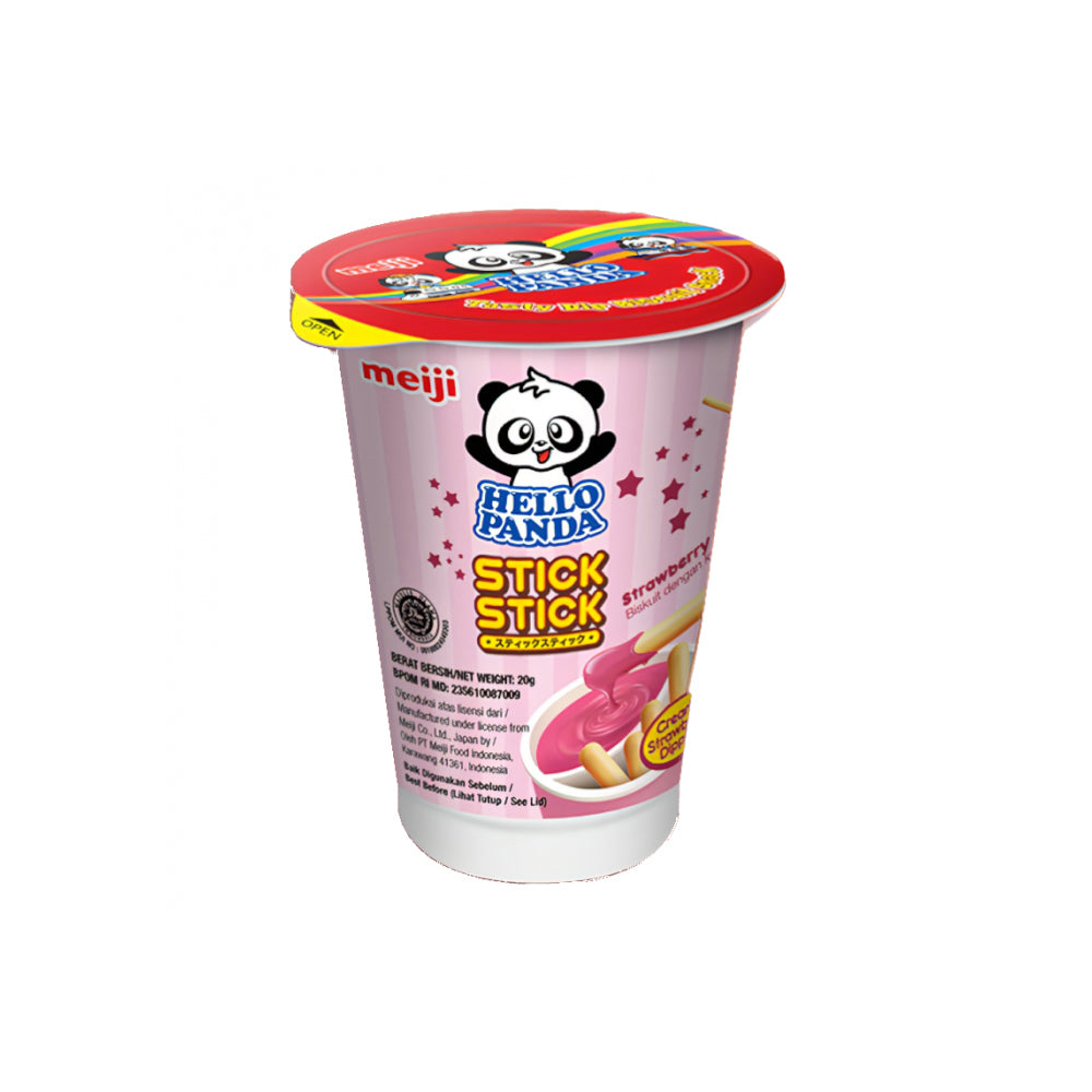 Hello Panda Stick Biscuit Strawberry
