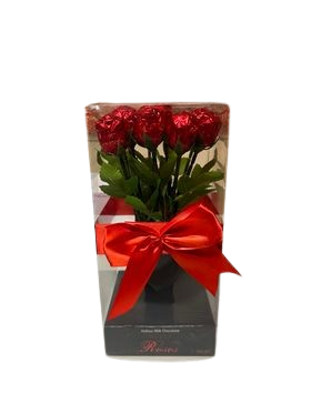 Hollow Chocolate Roses - Dozen
