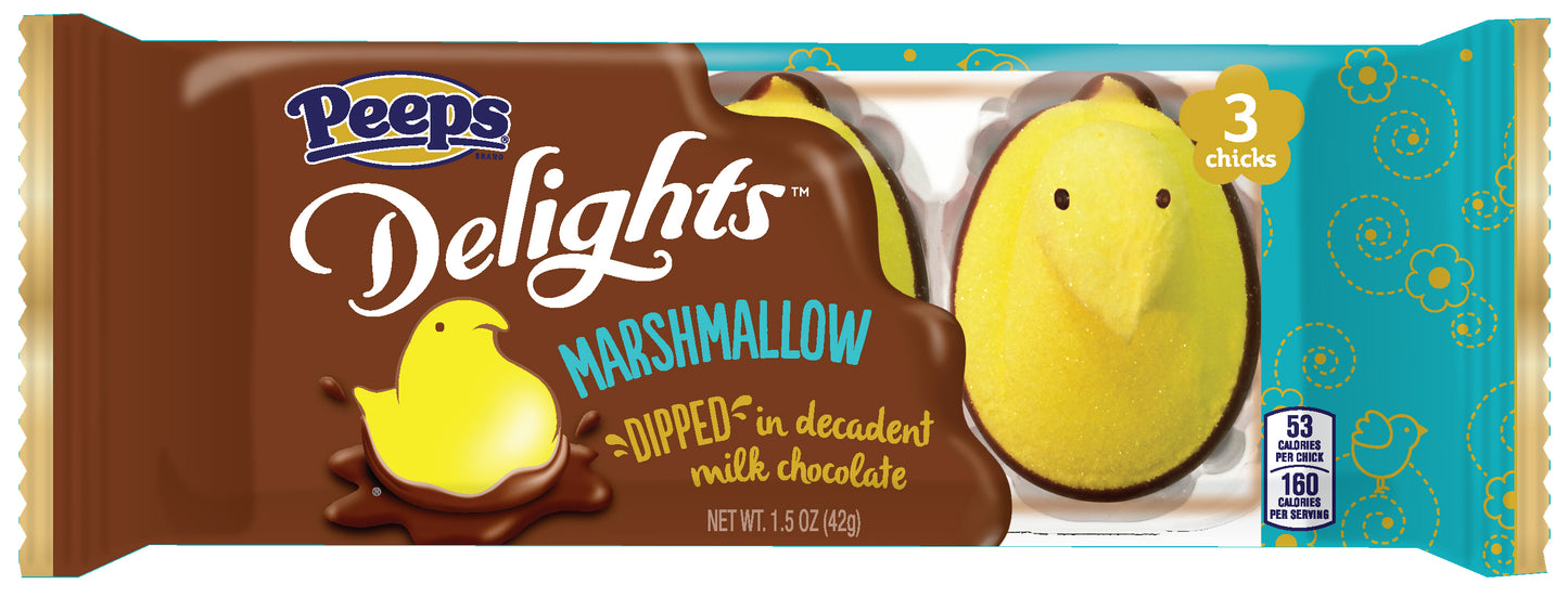 Peeps Milk Chocolate Dipped Yellow Chicks