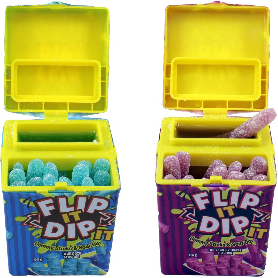 Flip It Dip It Gummy Sticks