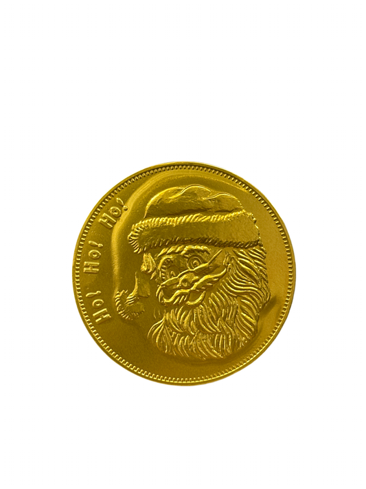 Santa Chocolate Coin