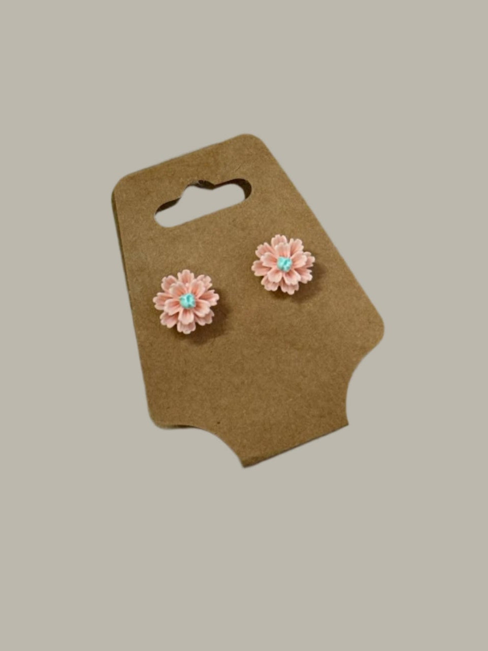 Light Pink Flower Studs
