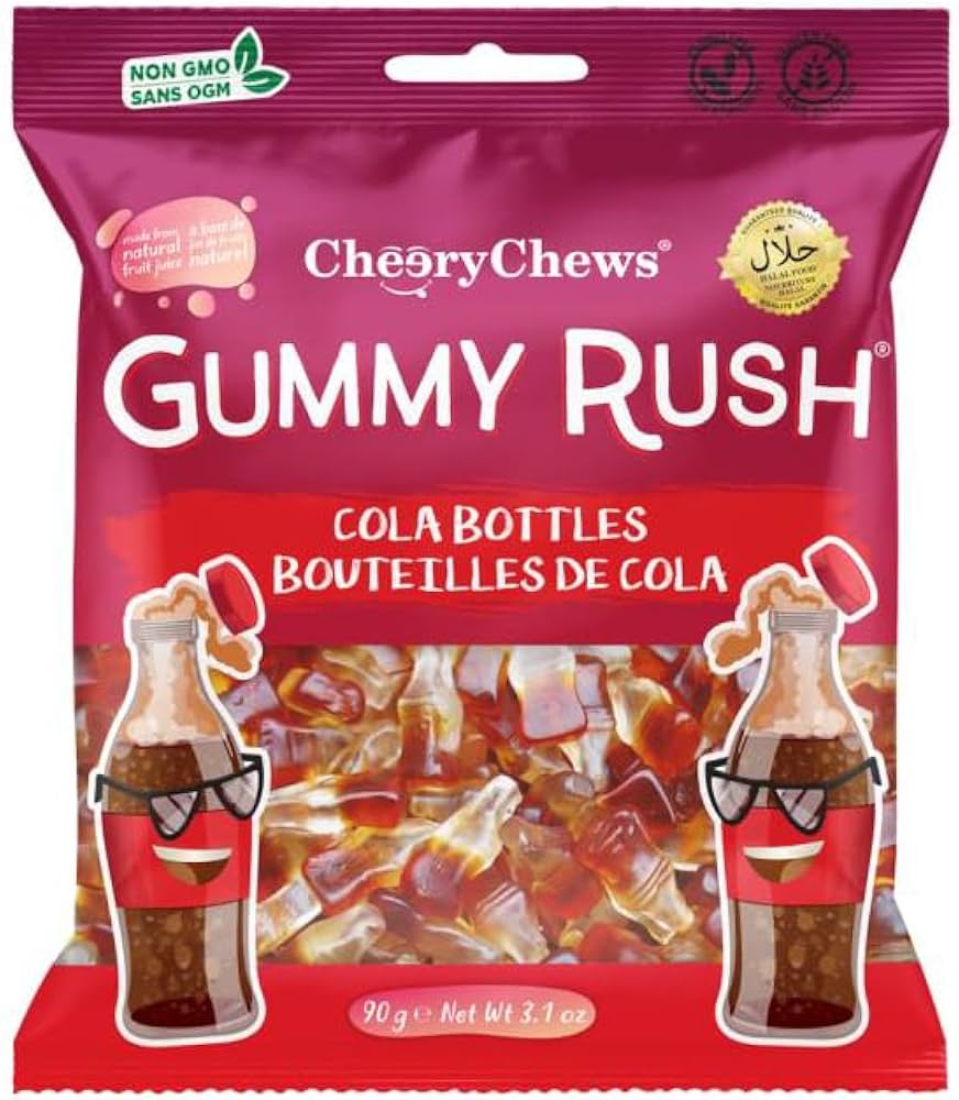Gummy Rush Cola Bottles