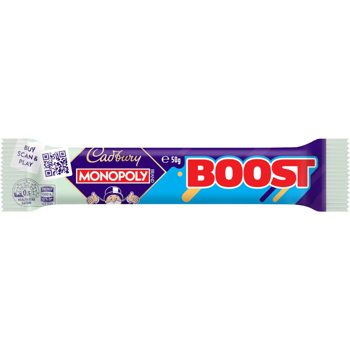 Cadbury Boost Milk Chocolate Bar 50g