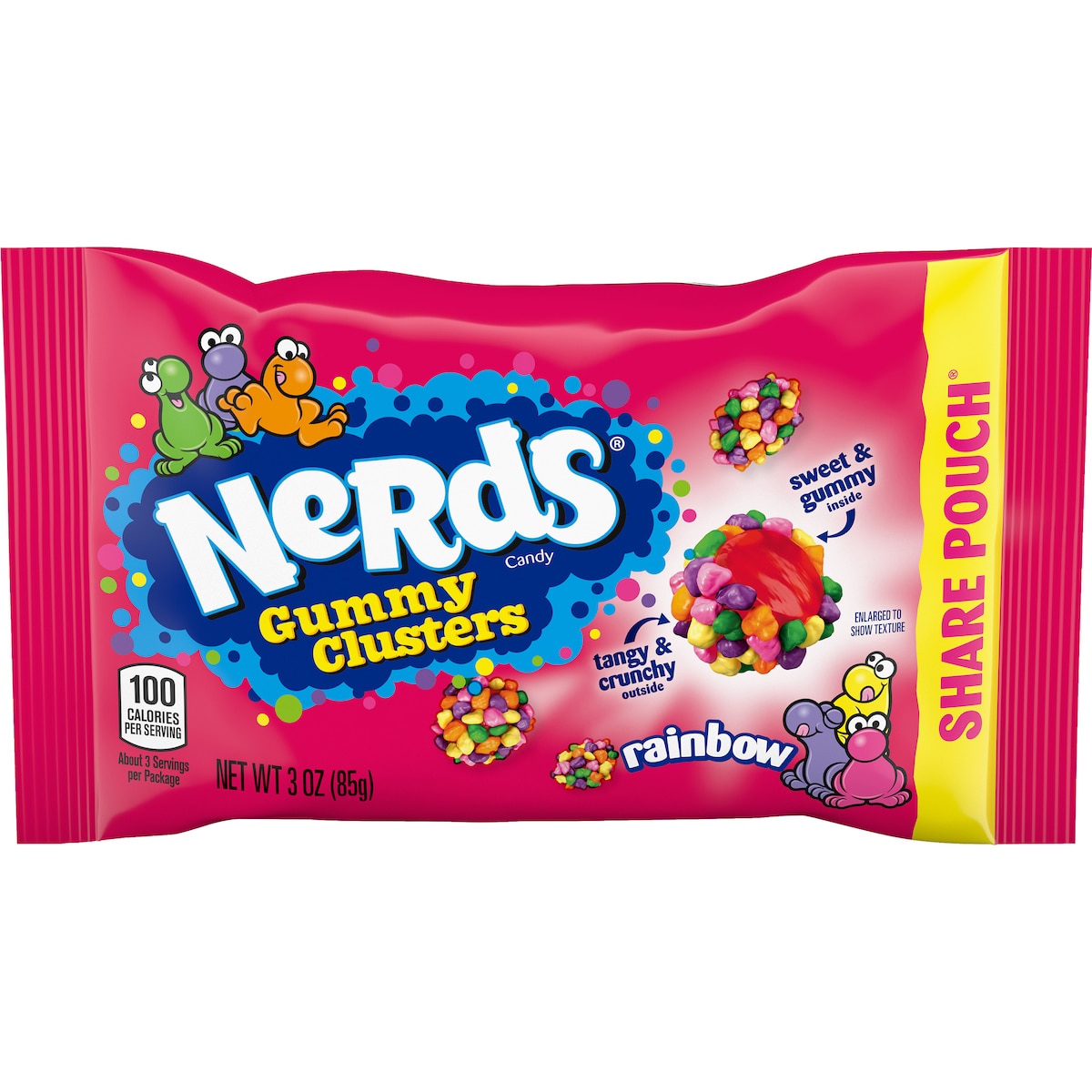 Nerds Gummy Clusters Rainbow 85g