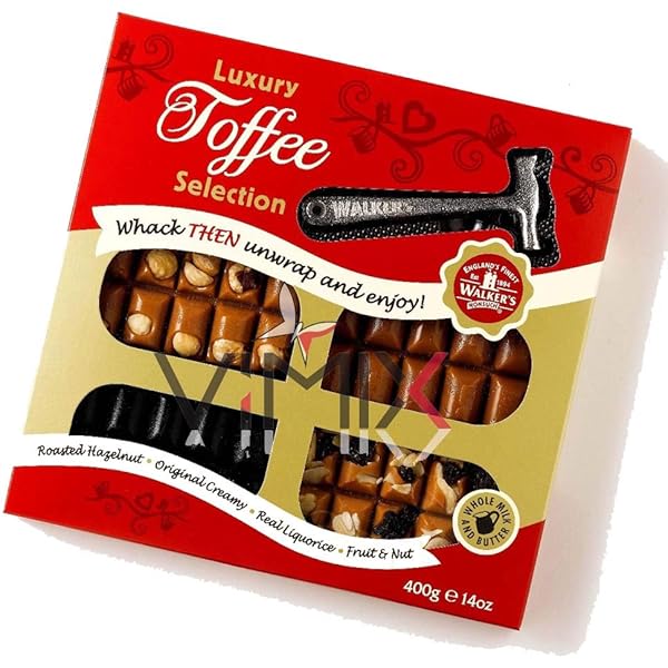 400g Walkers Toffee Selection Hammer Pack