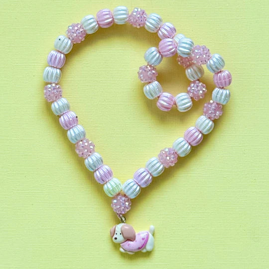 Beaded Puppy Necklace