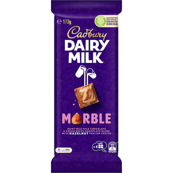 Cadbury Dairy Milk Marble Chocolate Block 173g