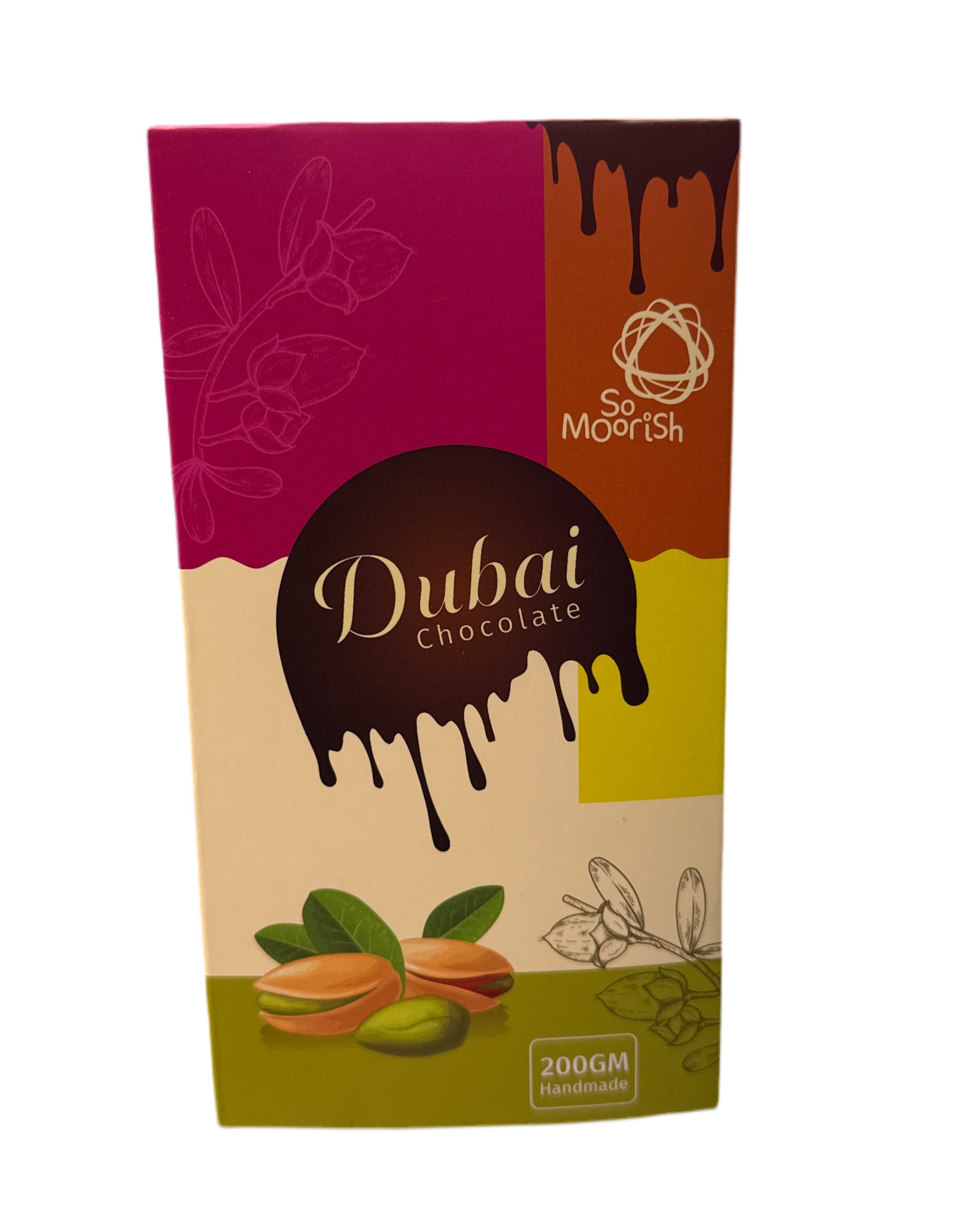 Dubai Chocolate Bar-Pistachio and Kanafe 200G