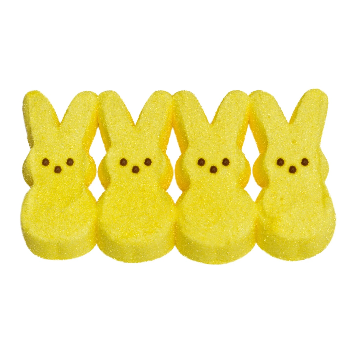 Peeps Yellow Marshmallow Bunnies 4pc