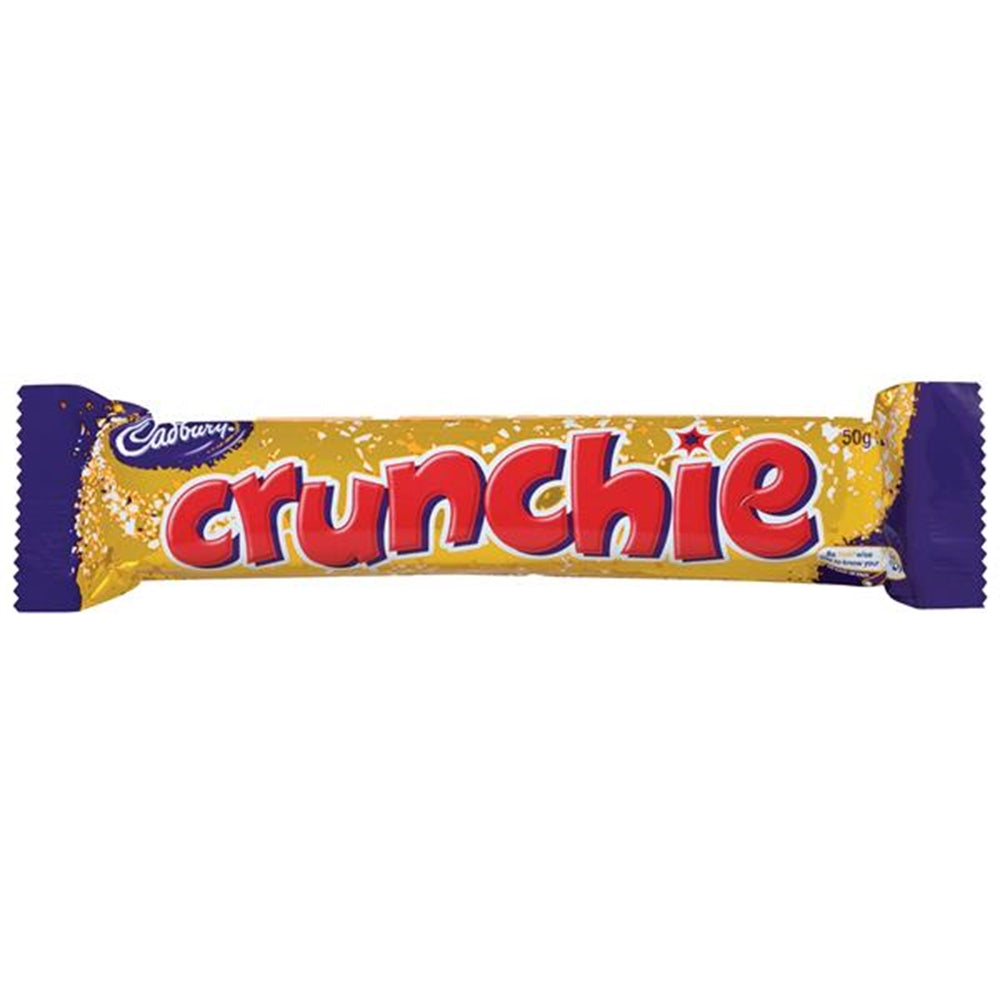 Cadbury Crunchie Milk Chocolate Bar 50g