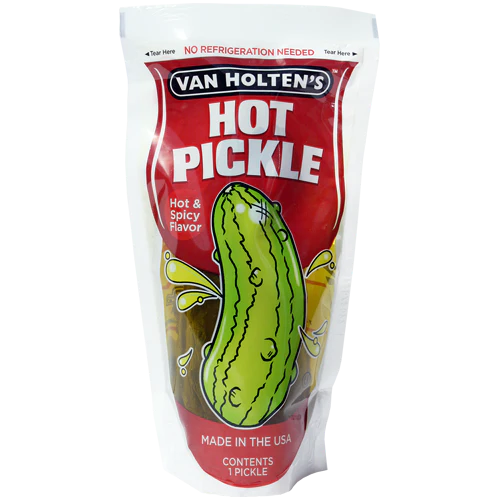 Jumbo Hot Pickle in a Pouch