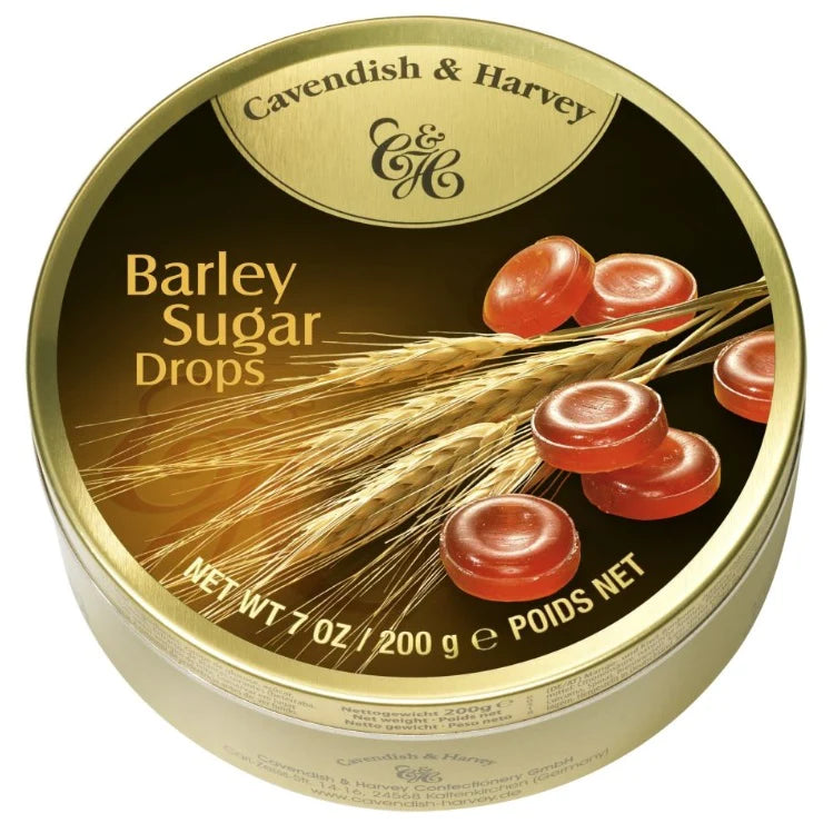 Barley Sugar Drops Tin 200g