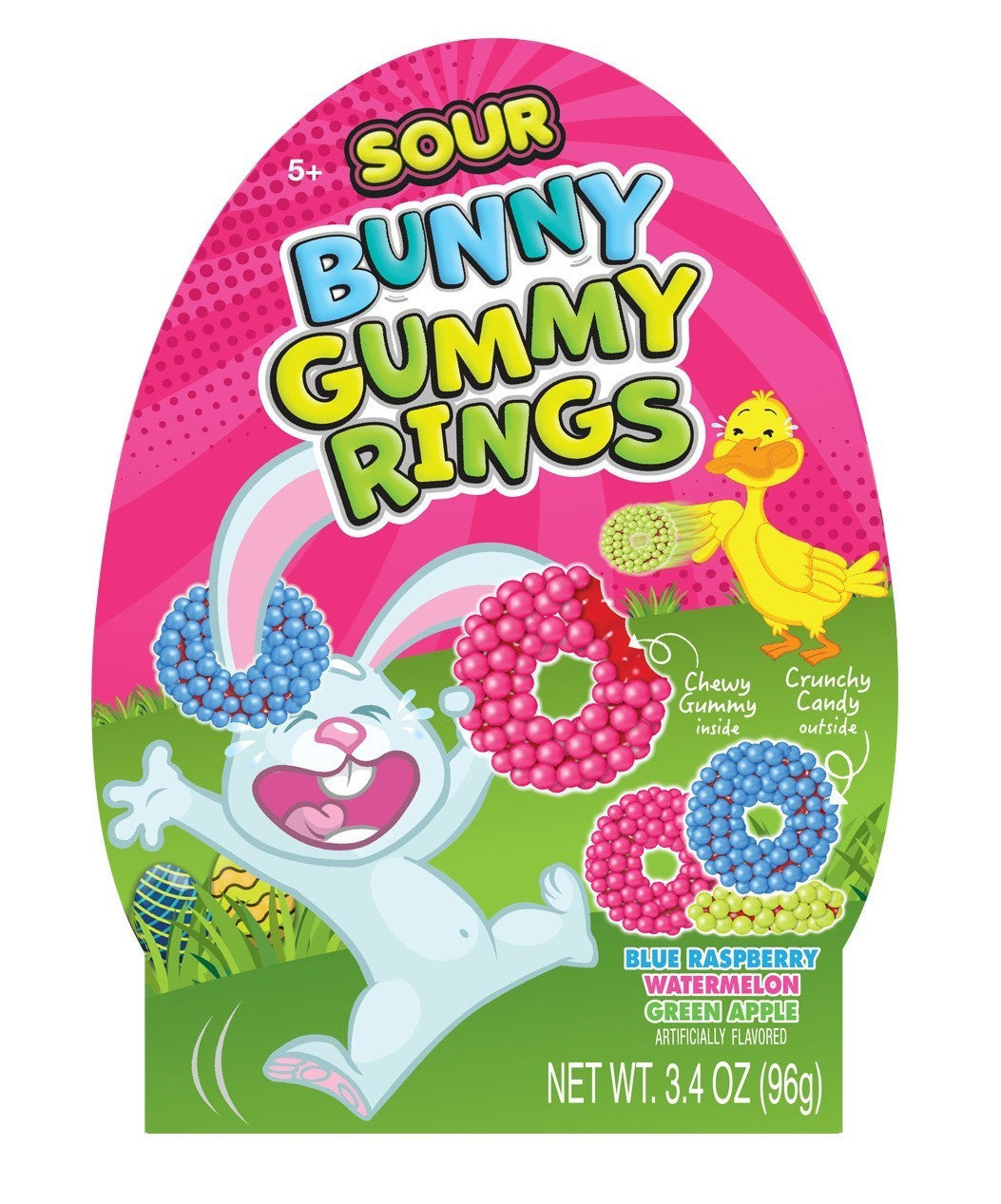 Sour Bunny Gummy Rings