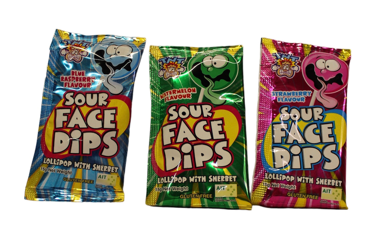 TNT Sour Face Dips