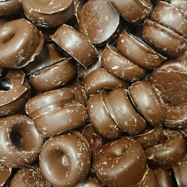 Dark Chocolate Aniseed Rings