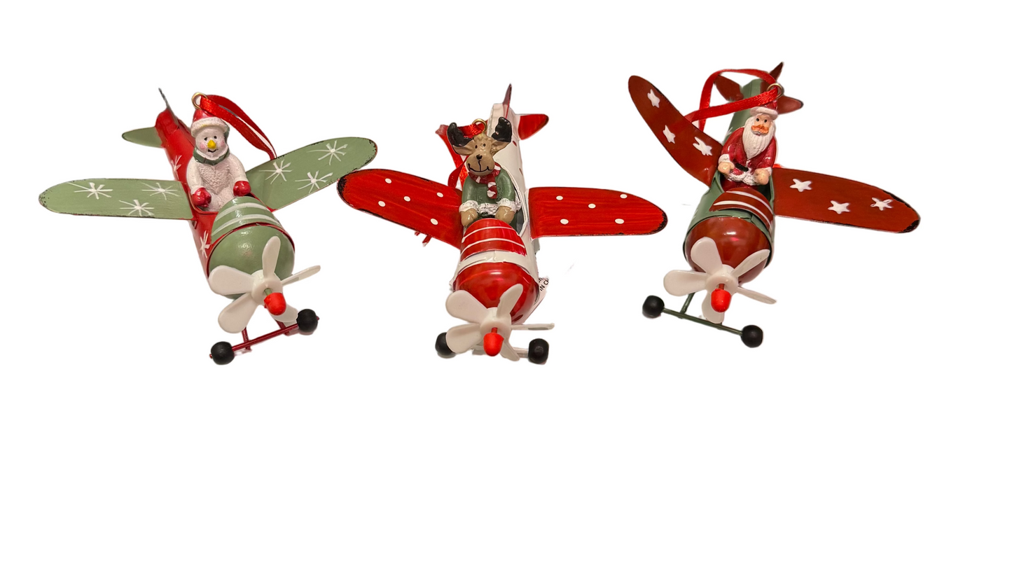 Christmas Hanging Aeroplane