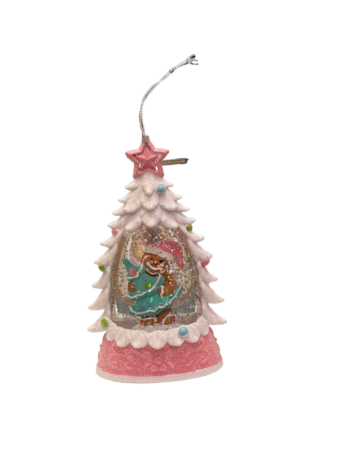 MINI Pink Christmas LANTERN ORNAMENTS