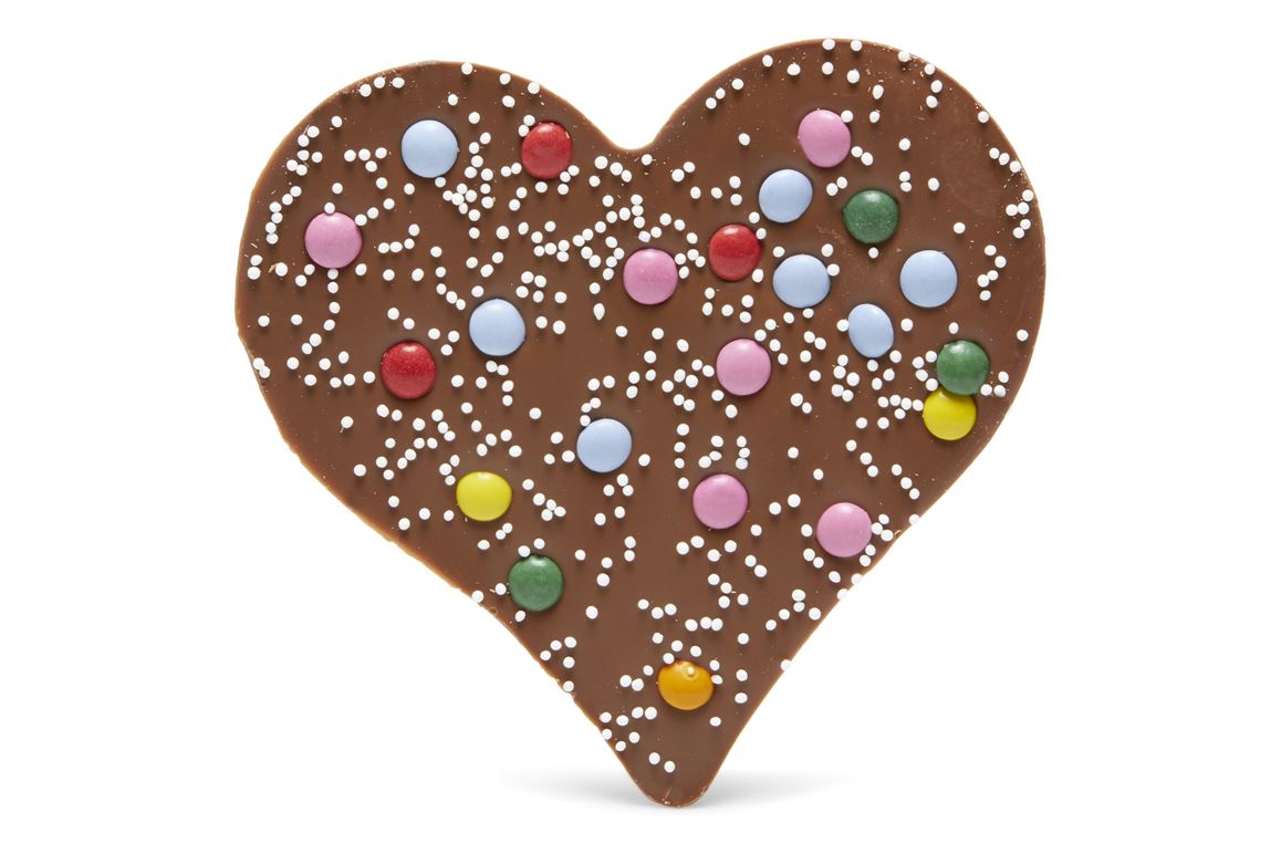 Chocolate Confetti Heart