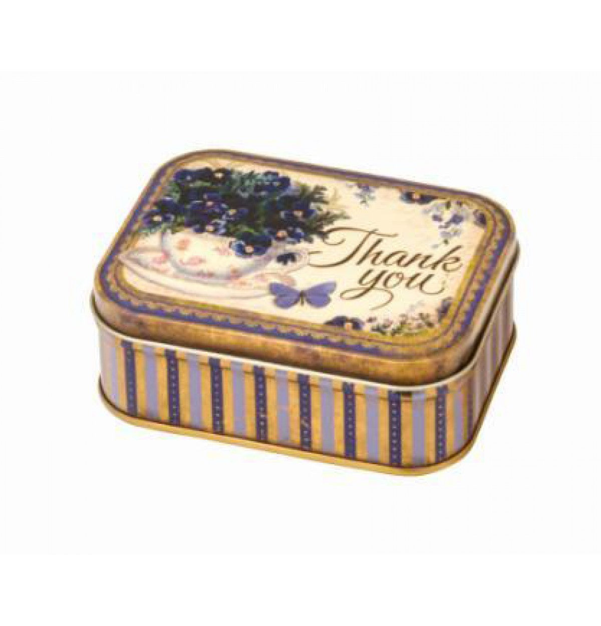 Nostalgic thank you tin