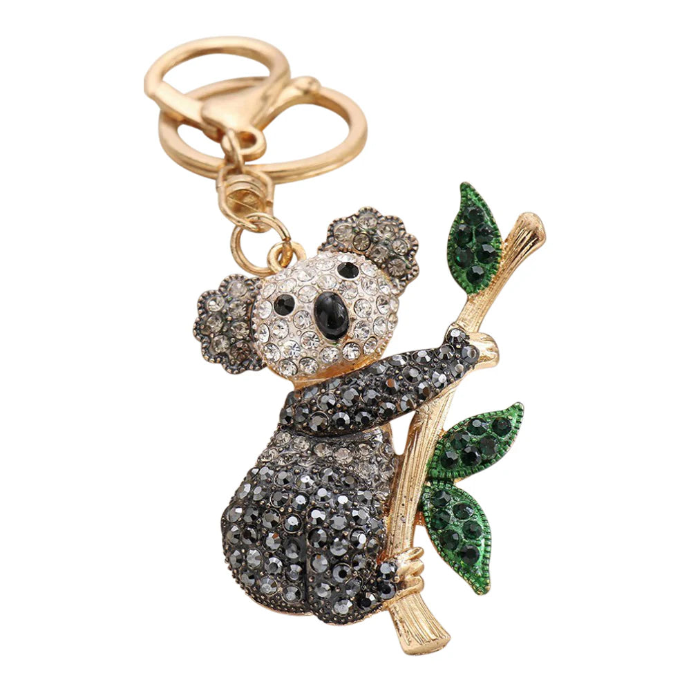 Koala On A Branch Keychain