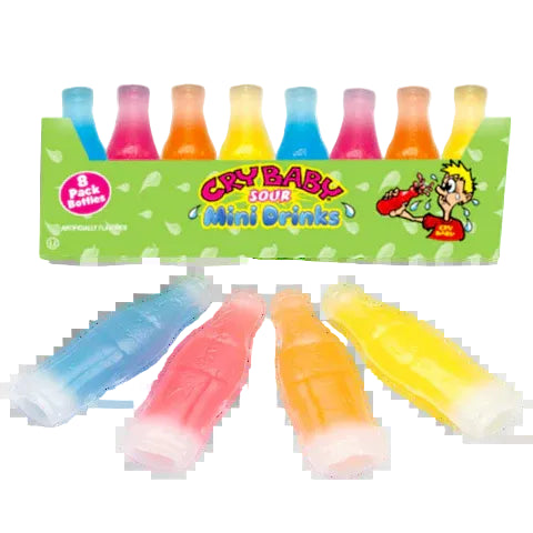 Cry Baby Sour Mini Drinks 8 Pack