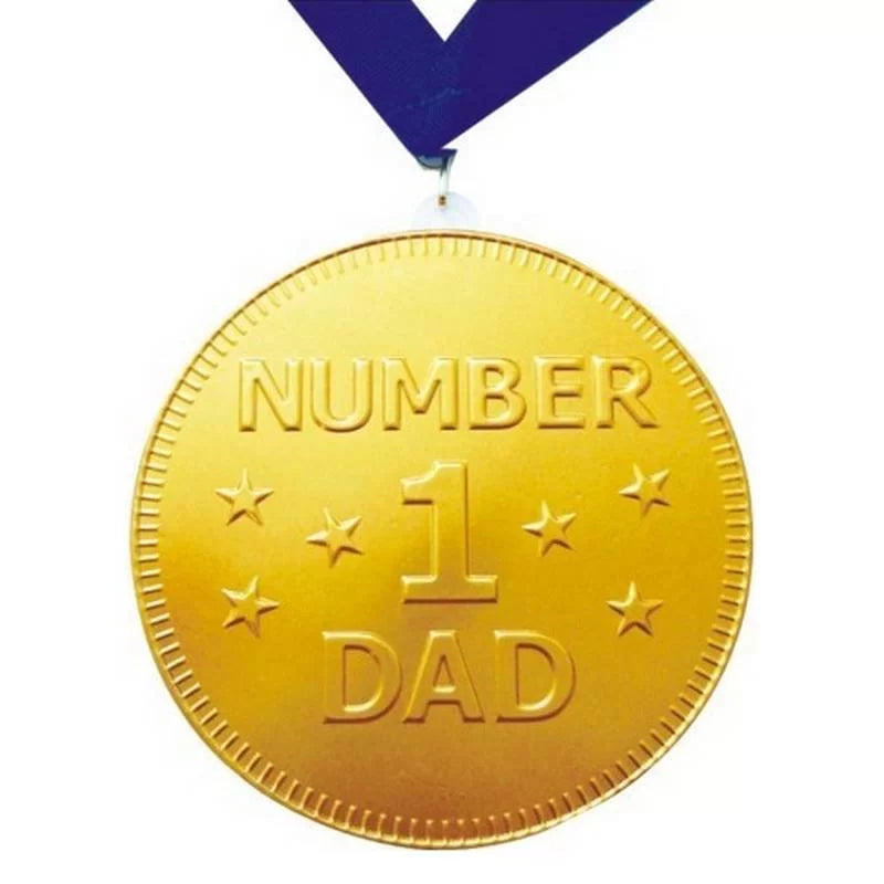 Chocolate No. 1 Dad Medal