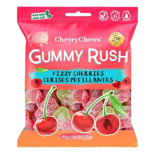 Gummy Rush Fizzy Cherries
