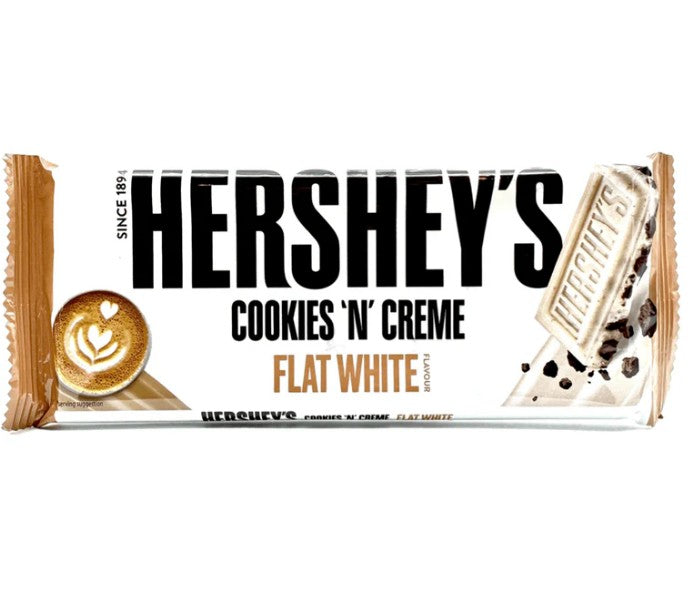Hersheys Cookies N Creme Flat White Chocolate Bar