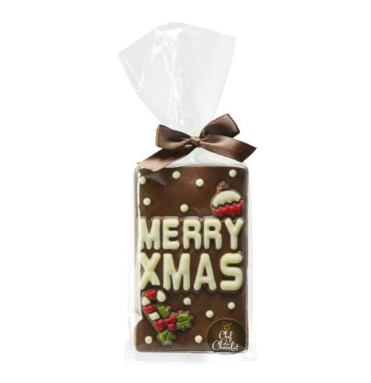 Merry Xmas Chocolate Block