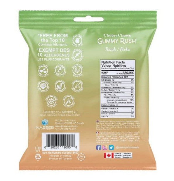 Gummy Rush Atomic Peaches
