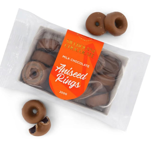 Milk Chocolate Aniseed Rings