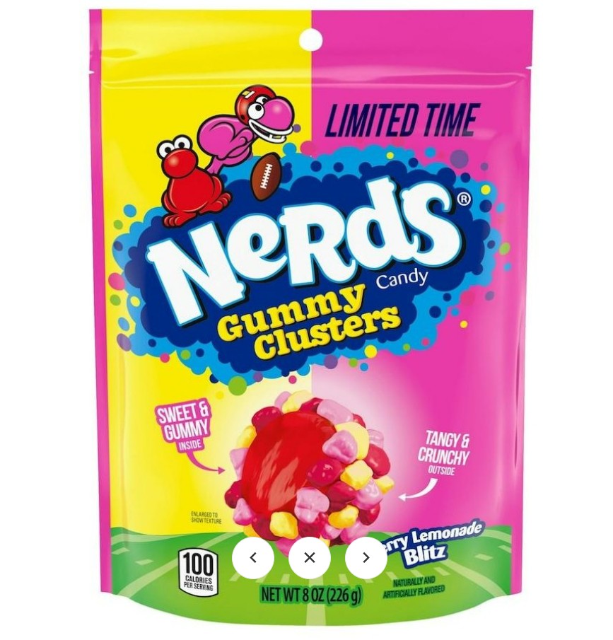 Nerds Gummy Clusters Cherry Lemonade Blitz 141g