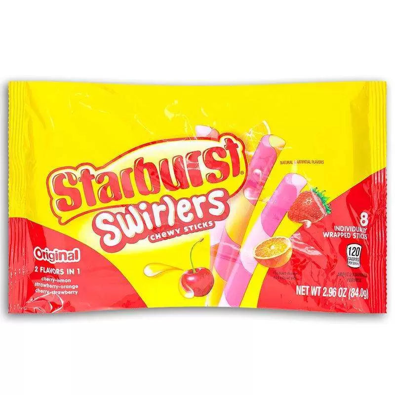 Starburst Swirlers Chewy Sticks 84g