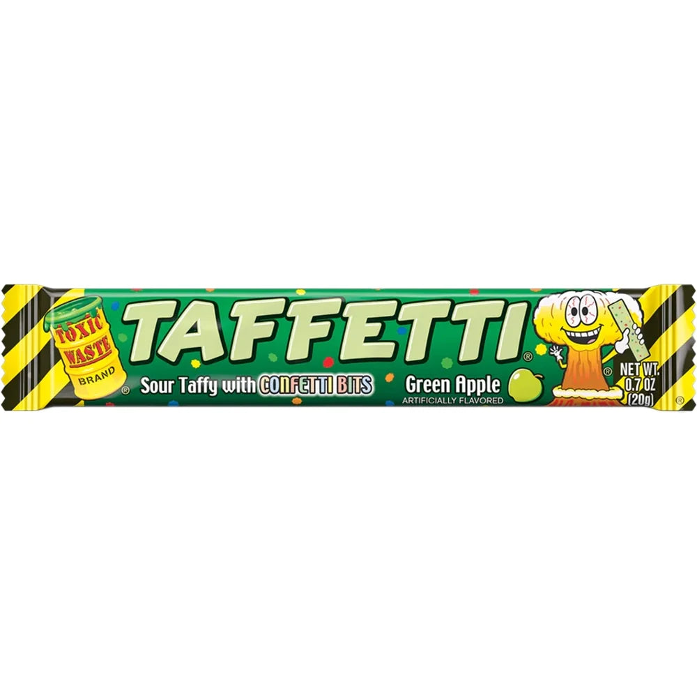 Toxic Waste Taffetti Green Apple 20g