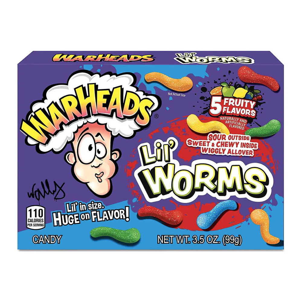 Warheads Lil' Worms 99g