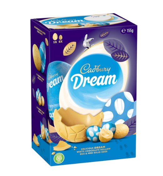 Cadbury Dream Chocolate Easter Egg Gift Box 155g