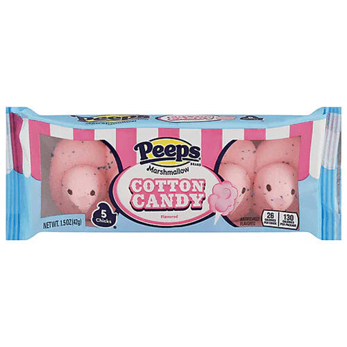 Peeps Cotton Candy Chicks- 5pack