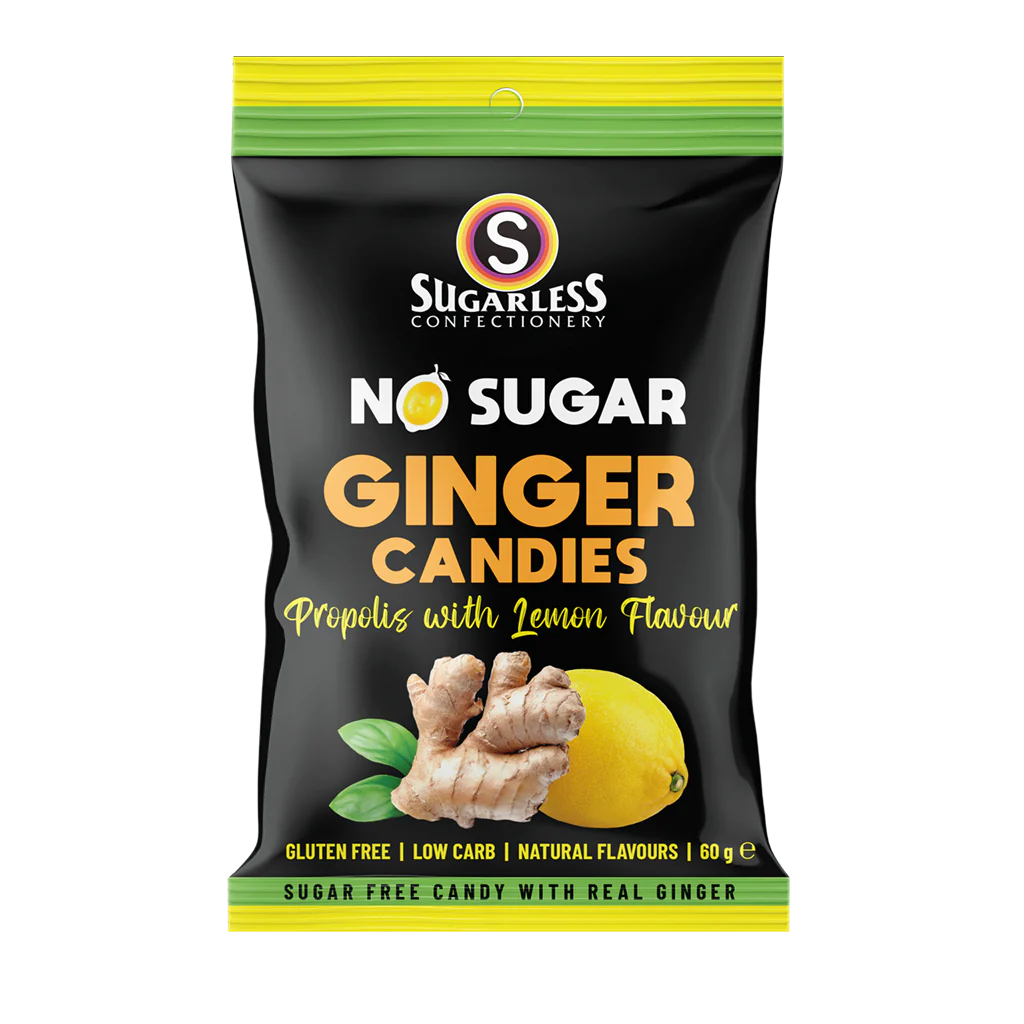 Propolis with Lemon flavour Ginger Candies