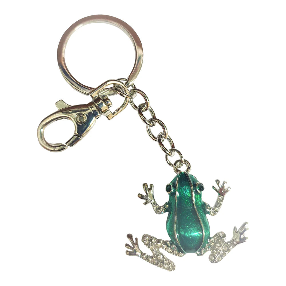 Green Frog Keychain