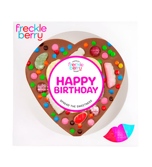 Giant Freckle HEART - Happy Birthday