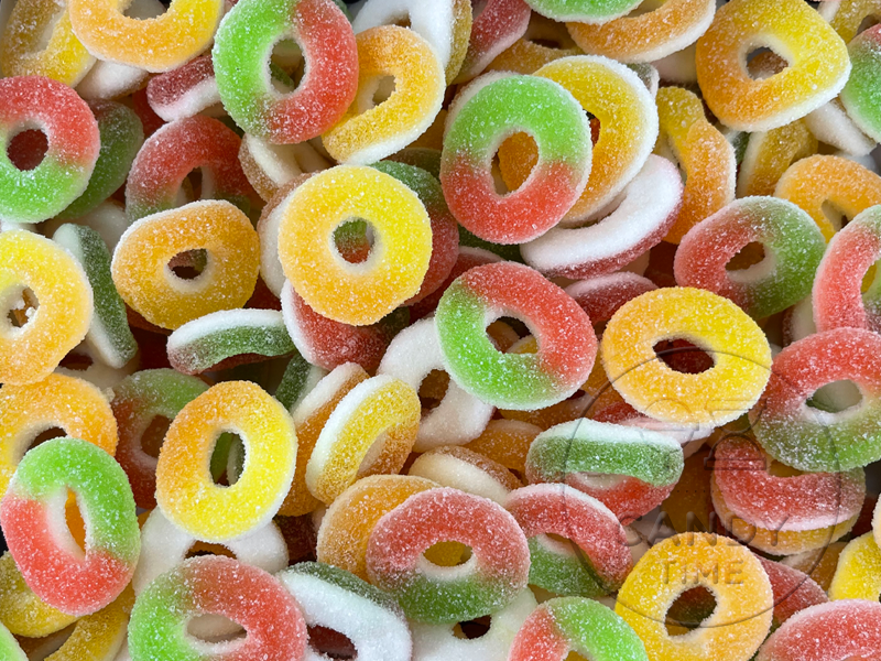 Juicy Jelly SOUR Fruit Rings