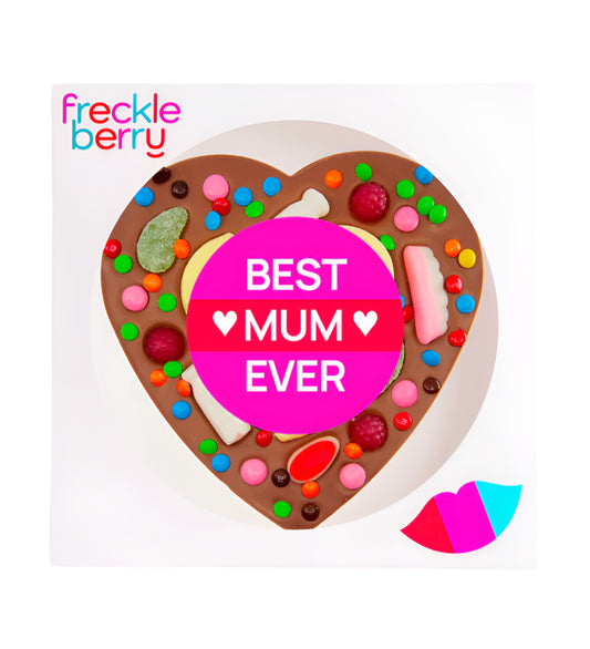 Giant Lolly Heart - BEST MUM EVER